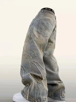 Lychee Aura - Distressed Jeans